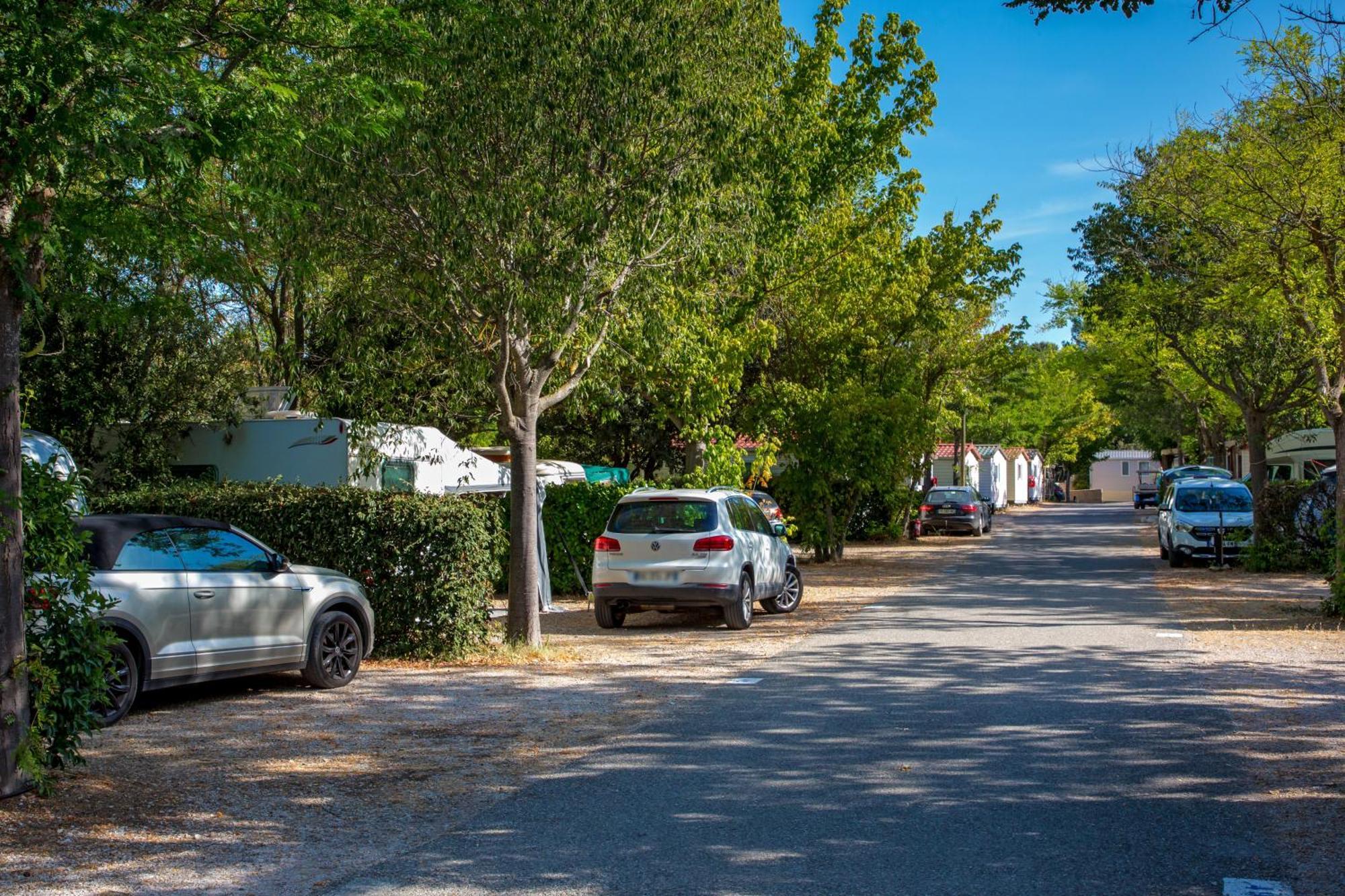 Camping Paradis La Pinede Hotel Gréoux-les-Bains Eksteriør billede